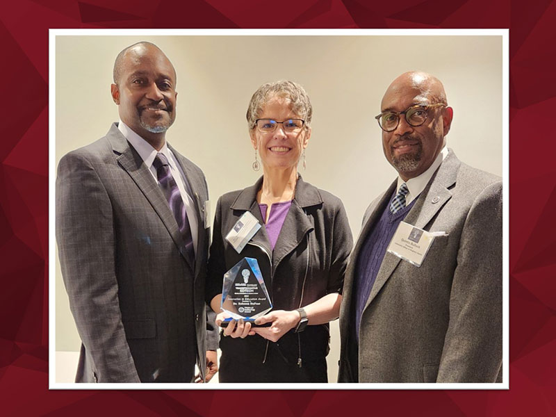 (Left to Right) Dr. Evon Walters, CCAC Regional President; Dr. Rebecca DuPont, CCAC Associate Professor Multimedia Communications and Dr. Quintin Bullock, CCAC President