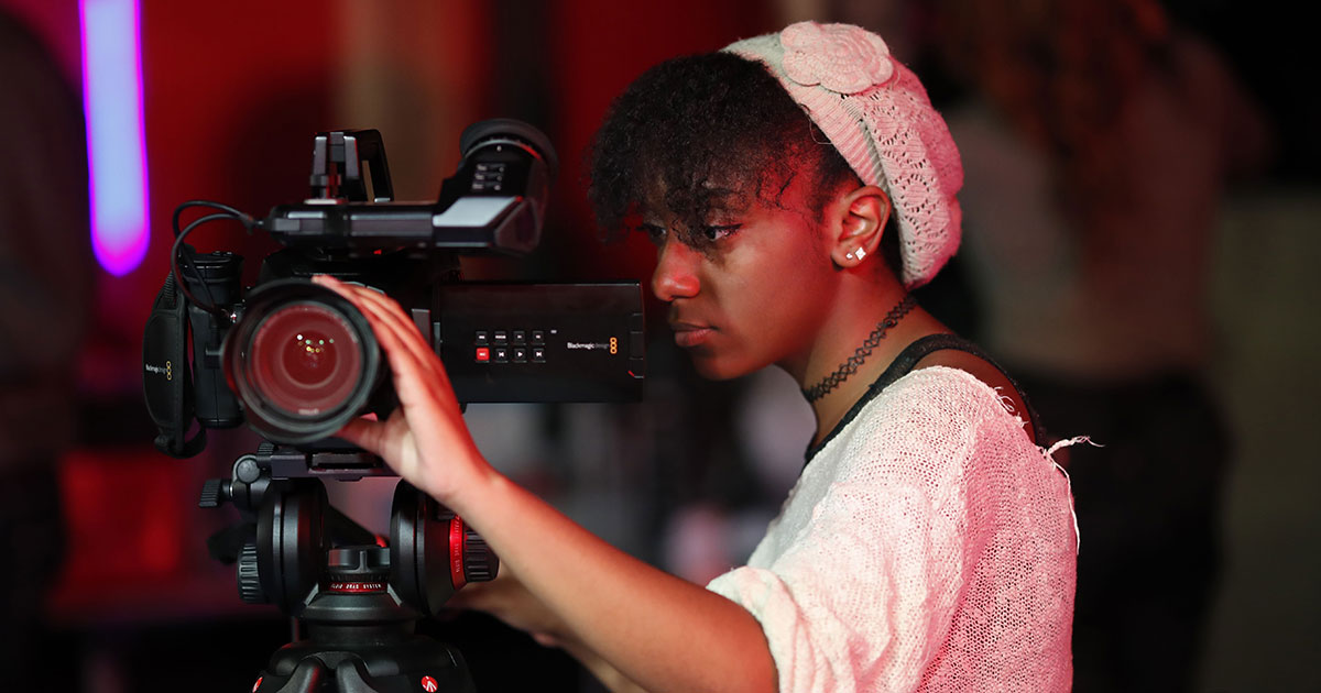 video camera for film students
