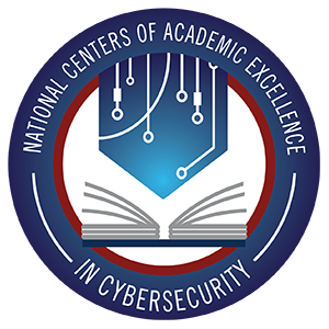 National Centers of Academic Excellence in Cybersecurity (NCAE-C) logo seal.