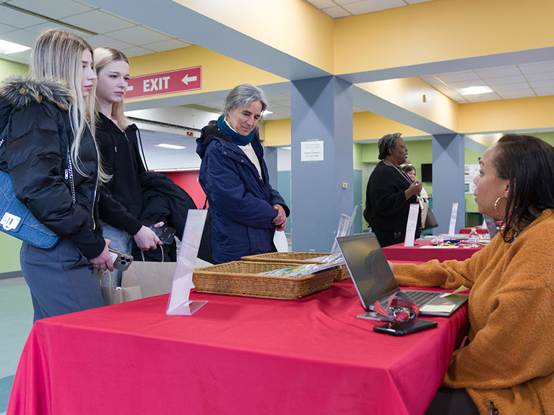 Open house attendees explore CCAC programs, learn about the application process, tour campuses and more.